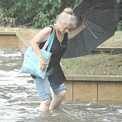 Бургас във вода