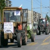 Протестна колона от трактори в Хасково, 9 август