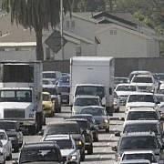 Тежък трафик в LA