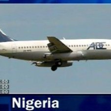 Самолет на нигерийските авиолинии