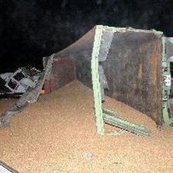 Камионът убиец разсипа тонове жито