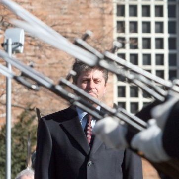 3 март - президентът Първанов пред Паметника на незнайния воин