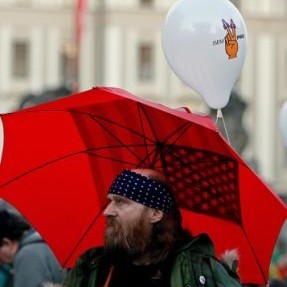 Демонстрация на чешки поддръжници на американската система ПРО