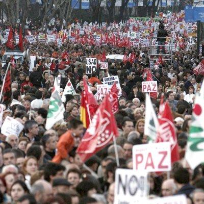 Протестите в Испания срещу войната в Ирак