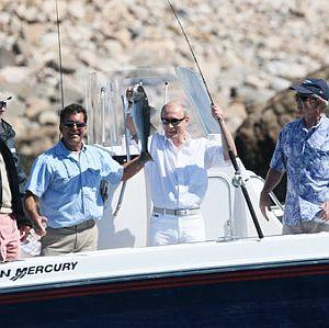 Путин бе единственият, който хвана риба в имението на Буш