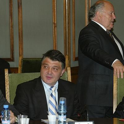 Николай Свинаров и Борислав Ралчев на заседанието на Комисията по вътрешна сигурност и обществен ред