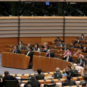 Сесия на европейския парламент в Брюксел