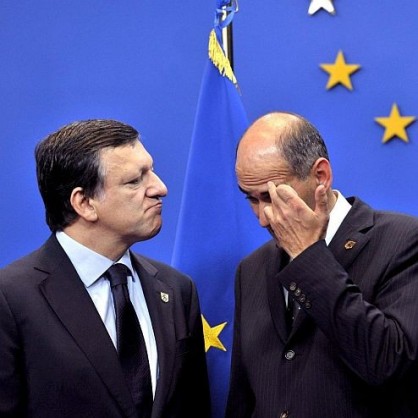 Жозе Барозу и Янез Янза