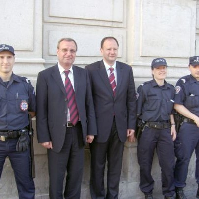 Миков с френските полицаи