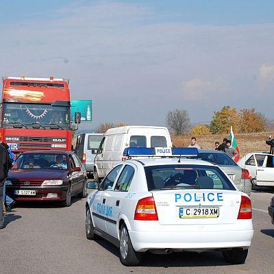 Трафикът на Капитан Андреево беше блокиран заради протест на турските превозвачи