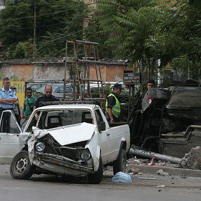 Една жена пострада при катастрофа в София