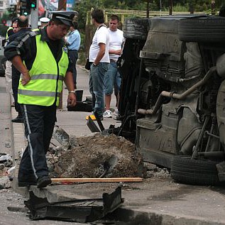 Една жена пострада при катастрофа в София