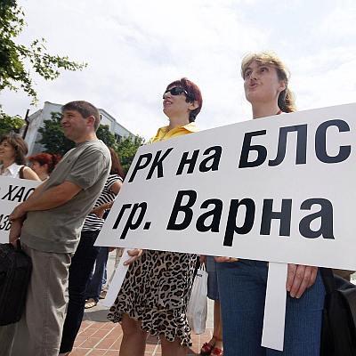 Протест на джипита във Варна