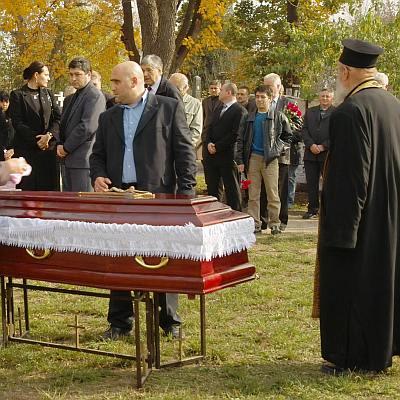 Погребението на Димитър Калчев
