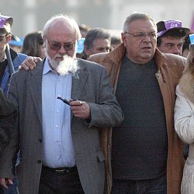 Синдикалните лидери бяха в редиците на протестиращите