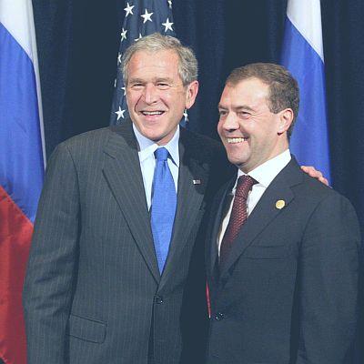 Русия и Сащ ще решат проблемите, уверени са Буш и Медведев