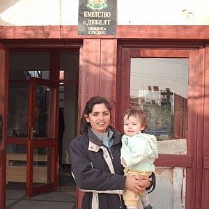23-годишната Стефка Йорданова и детето й Силвия