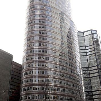 Сградата в Ню Йорк, в която е бил офисът на Бърнард Ел Мадоф