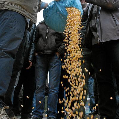 Стара Загора-протести на зърнопроизводители