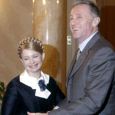 Украинският премиер Юлия Тимошенко проведе преговори с чешкия си колега Мирек Тополанек