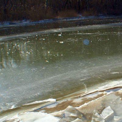 Ледът по реката спрял туристическия кораб