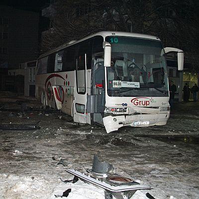 Автобус на Груп по линията София-Варна катастрофира в Търговище