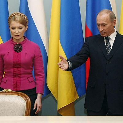 Владимир Путин и Юлия Тимошенко