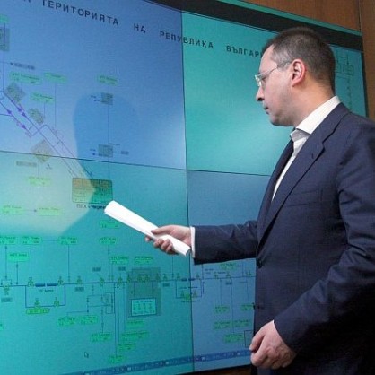 Премиерът Сергей Станишев инспектира днес, 20 януари състоянието на диспечерския център на „Булгартрансгаз“