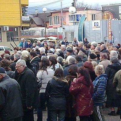 Протест в Горубляне