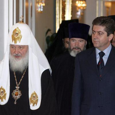 Първанов и патриарх Кирил се срещнаха в Даниловския манастир в Москва