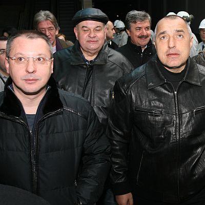 Станишев и Борисов заедно в метрото