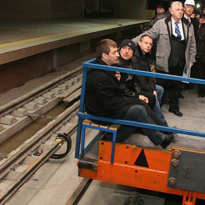 Станищев и Борисов заедно в метрото