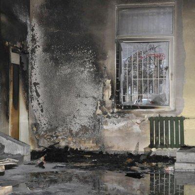 Пожар в Природо-матаматическата гимназия в  Лозенец