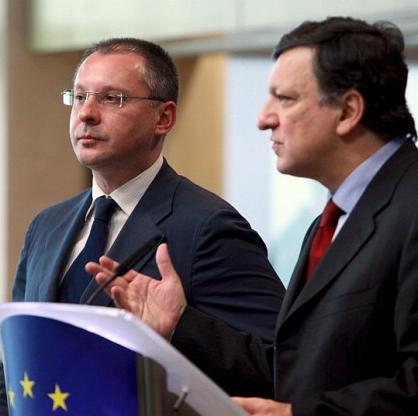 Сергей Станишев и Жозе Барозу в Брюксел