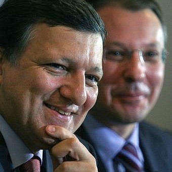 Жозе Барозу и Сергей Станишев