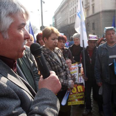 Яначков съобщи, че следващата седмица ще има нов протест с участието на индустриални работници от цялата страна