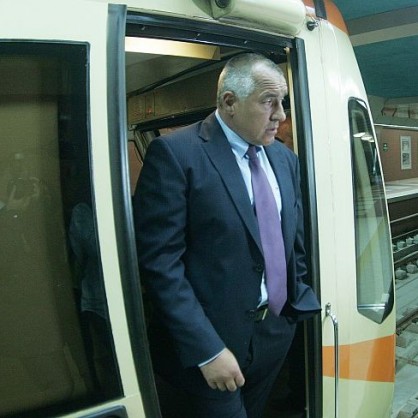 Бойко Борисов при откриването на новия участък от метрото