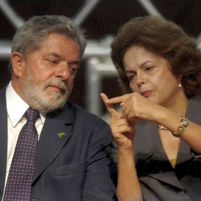 Дилма и бразилският президент Луис Инасиу Лула да Силва
