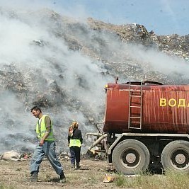 Пожар на сметището в Стара Загора