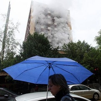 Пожар в хотел Рила в София