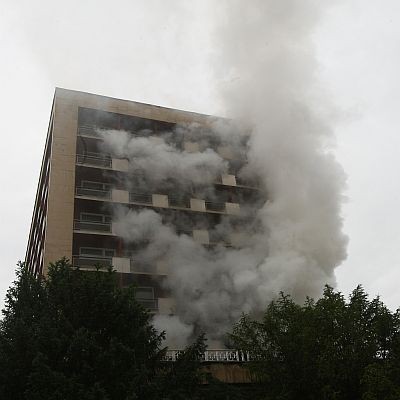 Пожар в хотел Рила в София