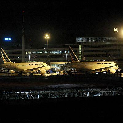 Самолети на Air France на летище Шарл де Гол