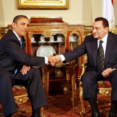Обама заяви при срещата си с Мубарак, че САЩ ще работят за мир в Близкия изток