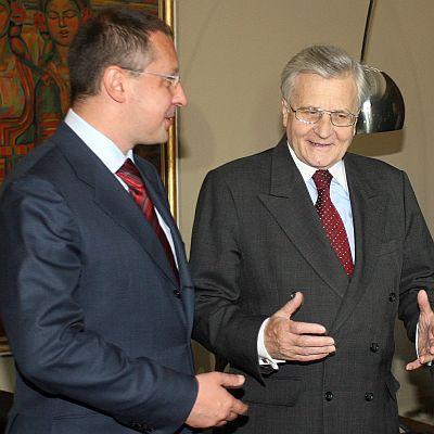Жан-Клод Трише се срещна с премиера Сергей Станишев