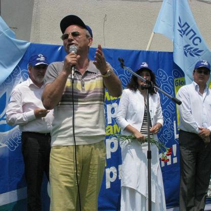 Ахмед Доган на митинг в Кирково, Кърджалийско