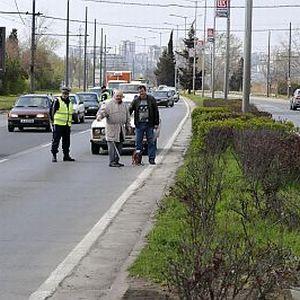 Мястото на кървавата катастрофа в Бургас