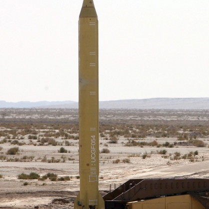 Иранската ракета с голям обсег  Шахаб 3  готова за изстрелване