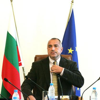 Министър-председателят Бойко Борисов преди началото на редовното заседание на Министерски съвет