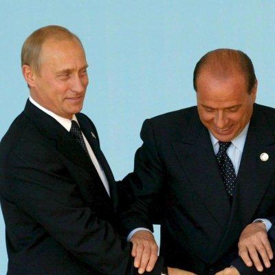 Путин и Берлускони