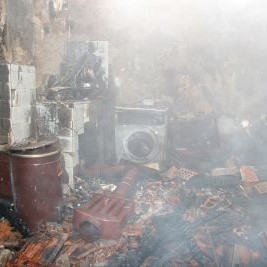 Пожар в хасковското село Малево